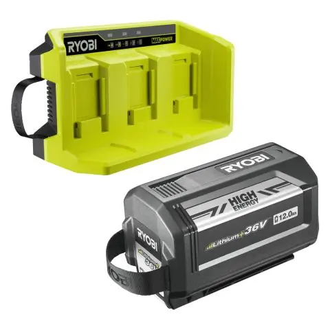Ryobi RY36C3PA + RY36B12A Laddpaket Endast idag